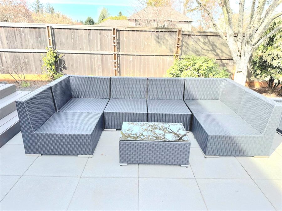 Modular Wicker Set with Swivel Rocking Chairs — customer photo from Jamal