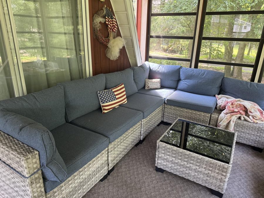 Modular Wicker Set with Swivel Rocking Chairs — customer photo from Joe