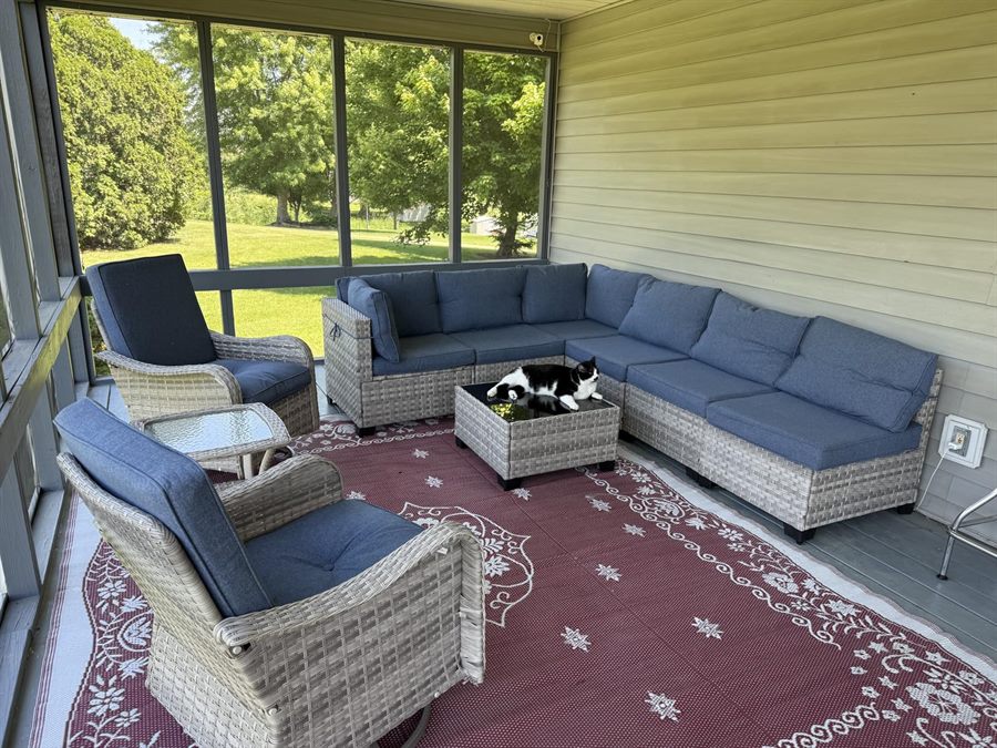 Modular Wicker Set with Swivel Rocking Chairs — customer photo from Wendy stephens