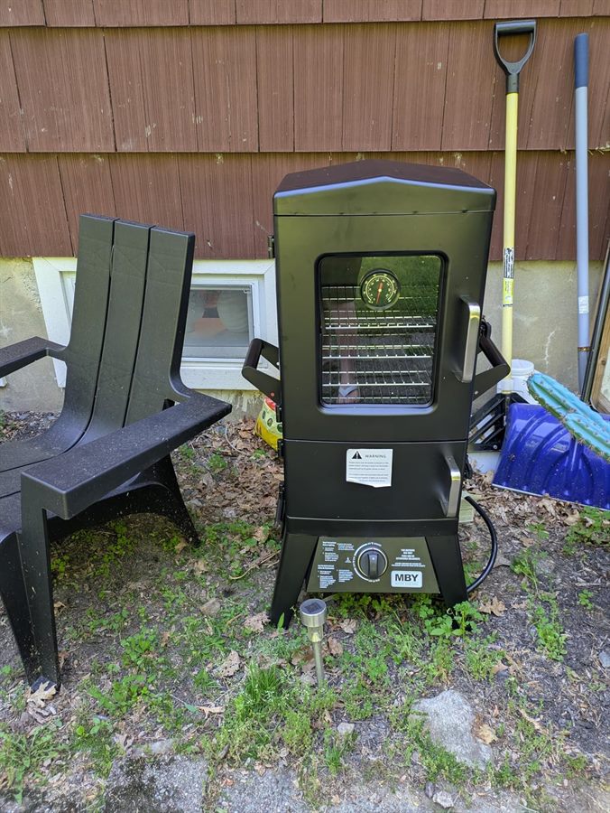 Vertical Propane Smoker — customer photo from C Vvv