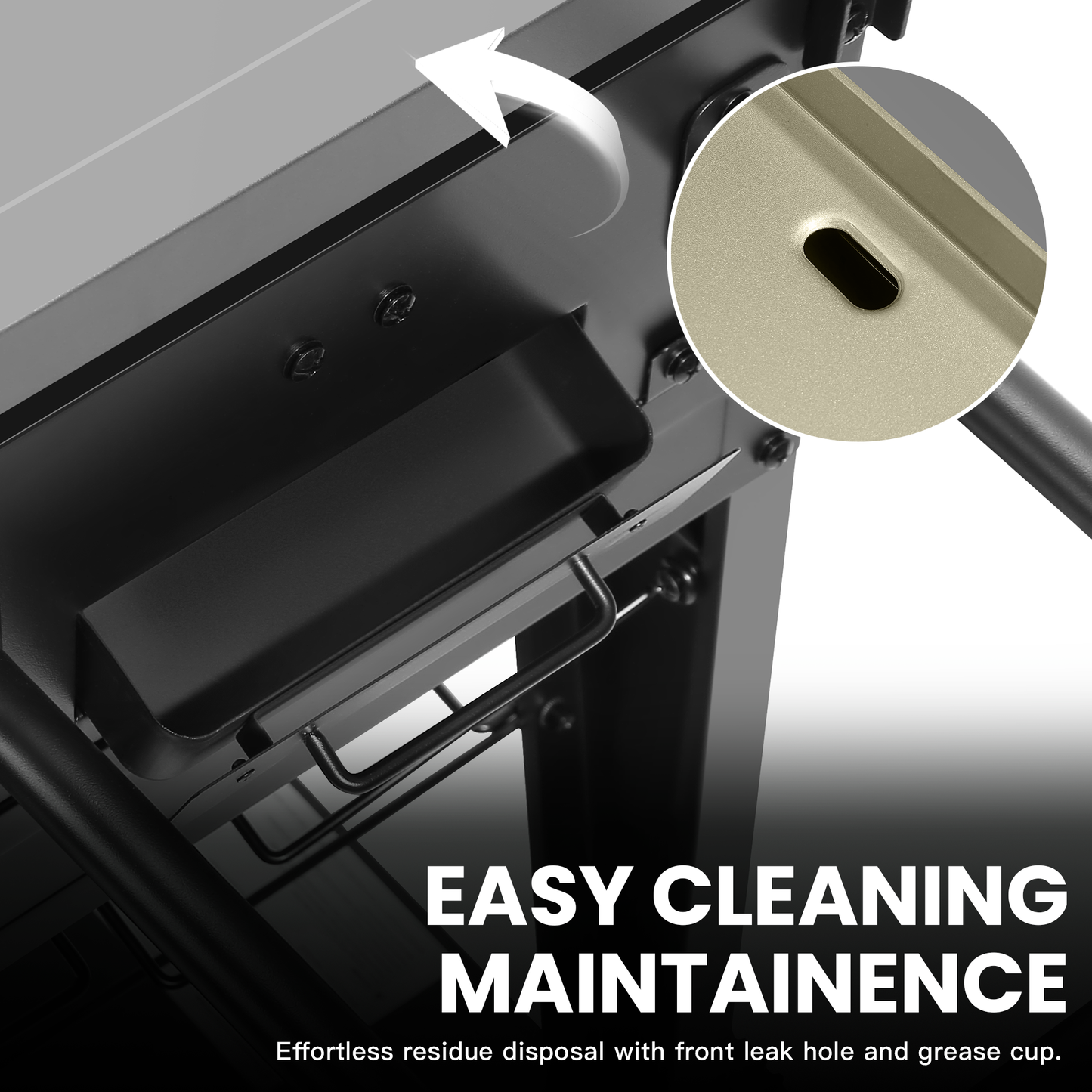 3-Burner Propane Gas Grill, 36,000 BTU Outdoor Flat Top Propane Gril with Foldable Side Tables for Camping, Tailgating & Backyard BBQ, Black