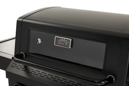 MBY 4-Burner Propane Gas Grill with Side Burner, 50,000 BTU Heavy Duty BBQ Grill, Cast Iron Griddle & Cooking Grates for Outdoor Barbecue