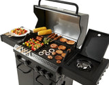 MBY 4-burner propane gas grill feature detail