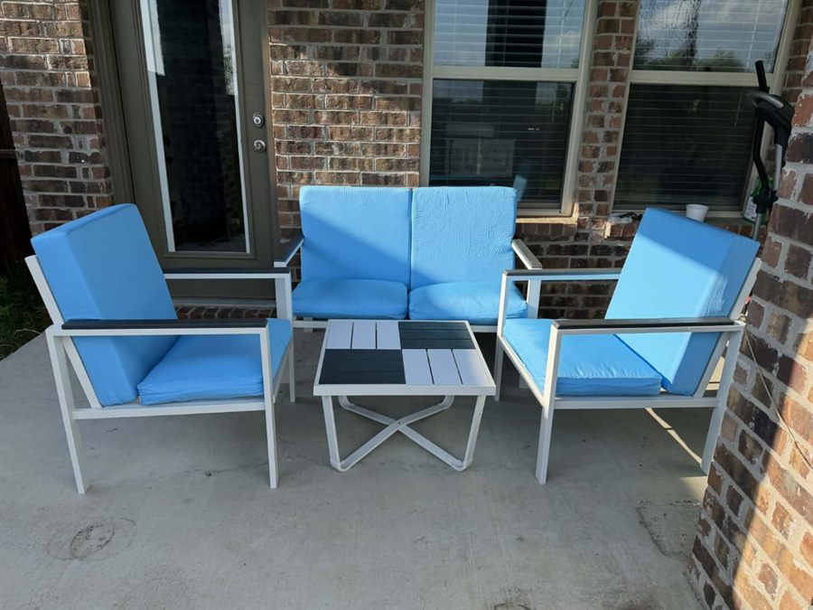 4-Piece Metal Conversation Set — customer photo from Sai