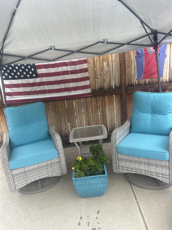 3-Piece Swivel Rocker Set — customer photo from Toni